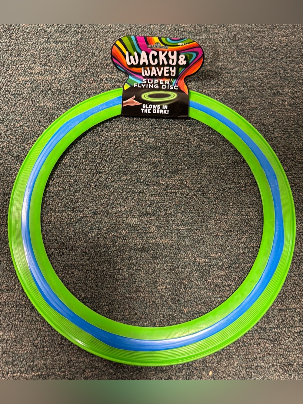 Wacky & Wavey Super Flying Disc NWT